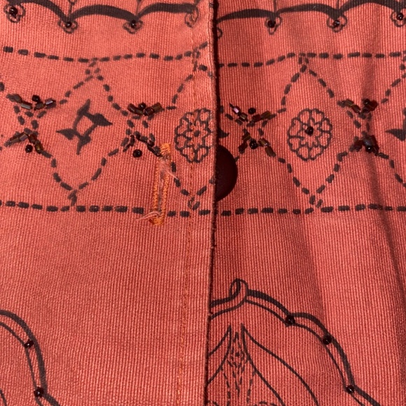 Ruby Rd. Geometric Beaded Jacket - Picture 2 of 3